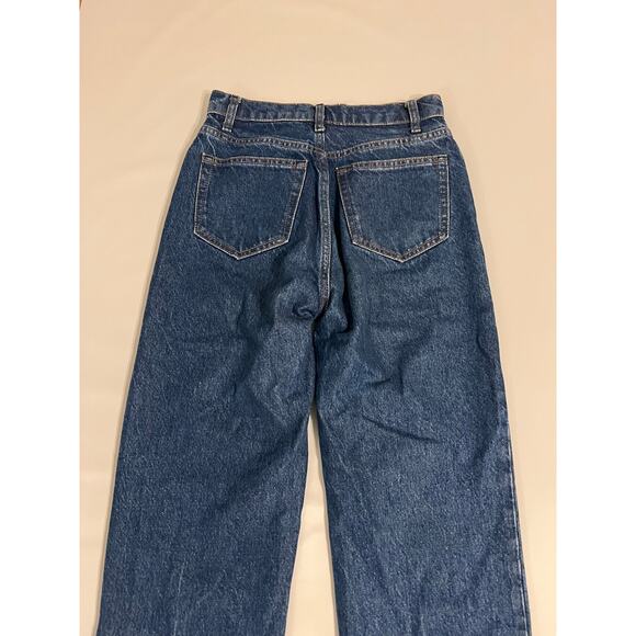Reformation Cynthia High Rise Straight Long Denim Jeans Womens 24 Blue Casual - Picture 12 of 16